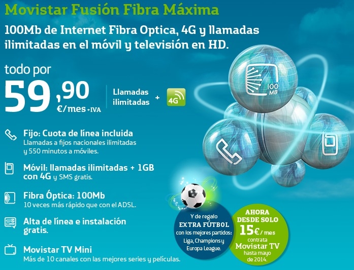 Fusion Fibra Maxima con TV