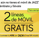 Jazztel y MÁSmovil regalan líneas de móvil en su campaña de verano