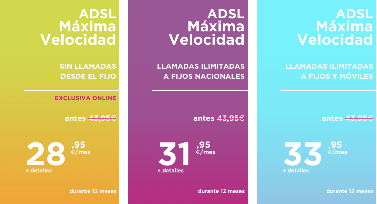 Rebajas Jazztel ADSL Junio